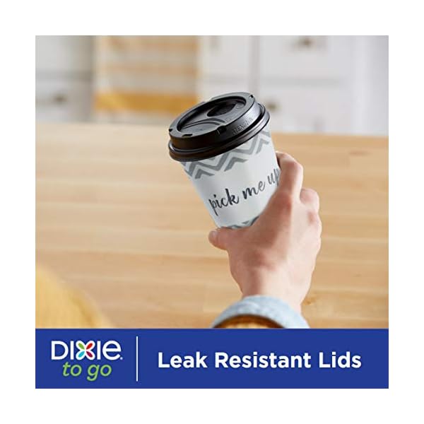 Dixie To Go Medium Paper Coffee Cups With Lids, 12 Oz, 156 Count