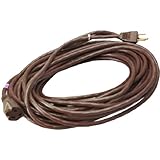 Master Electrician 02356-07ME 40-Feet Round Vinyl Indoor/Outdoor. Extension Cord, Brown