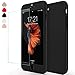 iphone 6 Plus Case,iphone 6S plus sxxissky Ultra-thin Full Body Coverage Hard Hybrid Plastic with [Tempered Glass Screen Protector] Protective Case Cover for Apple iPhone 6 Plus/ 6S Plus 5.5''(Black)