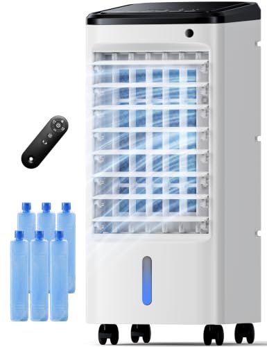 Windowless Portable Air Conditioners for Small Room, Evaporative Air Cooler with 12H
