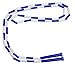School Smart Plastic Link Ropes Jump Rope - 9 feet - Blue