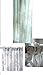 Hedda Blad 2 Pairs of Curtains, 4 Panels, White/Black Floral Pattern