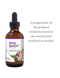 Warp Speed – -Natural Mental estimulante para ayudar con la concentración y el estrés con Ashwagandha, Bacopa, y té verde