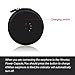 Wireless Headphones Charging Case for Bluetooth Earphones Htronics Round Shaped , Lightweight Universal Carrying Bag Power External Battery Charger for Fit PowerBeats Bose JBL (Black）