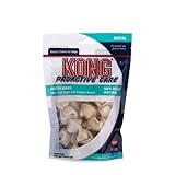 KONG PREMIUM TREATS 2.5-Inch Dental Rawhide Treat for Dogs, Mini