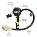 PowRyte Elite Tire Inflator with 250 PSI 0.1% High Accuracy Digital Tire Pressure Gauge and 12 Piece Accessoires Including 3 Piece Air Chucks,Green