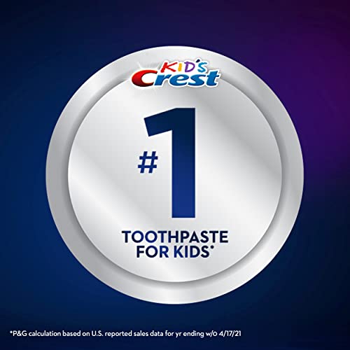 CREST KIDS ENAMEL + CAVITY PROTECTION TOOTHPASTE, 4.1OZ (PACK OF 3)
