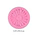 BAKER DEPOT 3D Silicone Cake Decorating Tools Fondant Mold Differet Flower Rose Design Silicone Baking Tool Set of 4 Pink Color