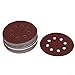 Uxcell a16031000ux1151 5inch Dia 600 Grit 8 Holes Sanding Paper Disc Sandpaper (Pack of 50)