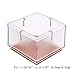 TEKEFT 16 Pack Large Chair Leg Wood Floor Protectors, Chair Feet Glides Furniture Carpet Saver, Silicone Caps with Felt Pads Square 1-12/15