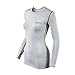 COOVY Sports Women Rash Guard Compression Base Layer Long Sleeve Shirts