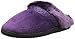 isotoner Women’s Velour Diane Hoodback Slippers