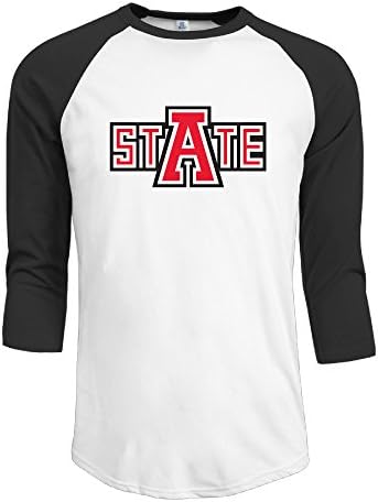 Man Arkansas State Red Wolves Wordmark Logo 3/4 Sleeve Baseball T Shirts