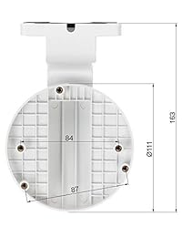WM110 DS-1258ZJ - Soporte de pared para cámara IP DS-2CD21x2 con cúpula de objetivo fijo