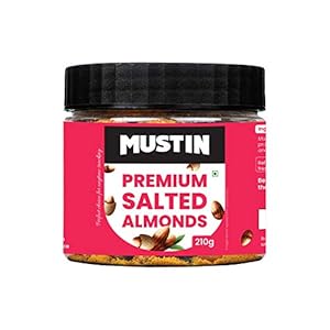 MUSTIN Premium Salted Almonds (210g)