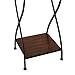 Urban Designs Wood & Metal Clothes Butler Valet Stand