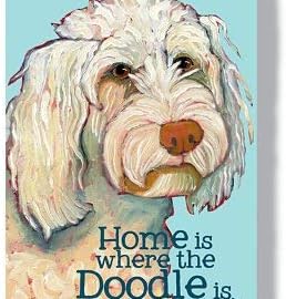 labradoodle wall art