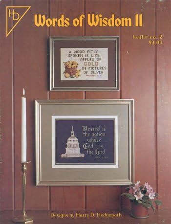 Pegasus Originals Words of Wisdom II Counted Cross Stitch Leaflet