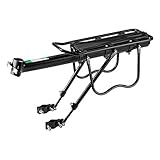 RockBros Bike Cargo Rack Quick Release Bicycle Carrier Rear Luggage Rack Alloy 165 lbs Capacity