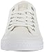Converse Women's Chuck Taylor All Star Perforated Canvas Low Top Sneaker, White, 7.5 M US