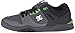DC Men's Stag 2 Skate Shoe, Black/Dark Shadow/Green, 6 M US