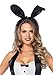 Leg Avenue Women's 3 Piece Tux and Tails Bunny Tuxedo Costume