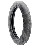 Gaorui Winter Car Steering Wheel Cover in Soft Wool Cashmere Imitation – Grey