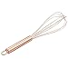 Juvale Copper Balloon Whisk, Handheld Stainless Steel Coated Wire for Egg Whisking, Blending, Beating, Stirring (12 Inches)