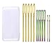 A Case of 12-Pack Metal Tapestry Needle with Large Eyes and Blunt End and 60 Pcs Lock Markers