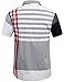 SSLR Men's Stripe Button-Down Casual Short Sleeve Shirt