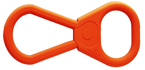 SodaPup: Tug War Dog Toys shaped like a Can Opener + Tough Dog Toys for Large Dogs, USA Made - Orange