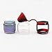 CENGLORY 3 in 1 Replacement Clear Rainbow Bulb Glass Tube and Silicone Protective Red Vape Band Ring for TFV12 Prince