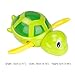 Zooawa [6 Pcs] Baby Bath Toy, Swimming Floating Turtle Bathtub Wind-up Toddler Toys Summer Pool Water Bath Fun Time Cute Sets,Eco-Friendly Material, 3 Colors - Blue, Orange, Green