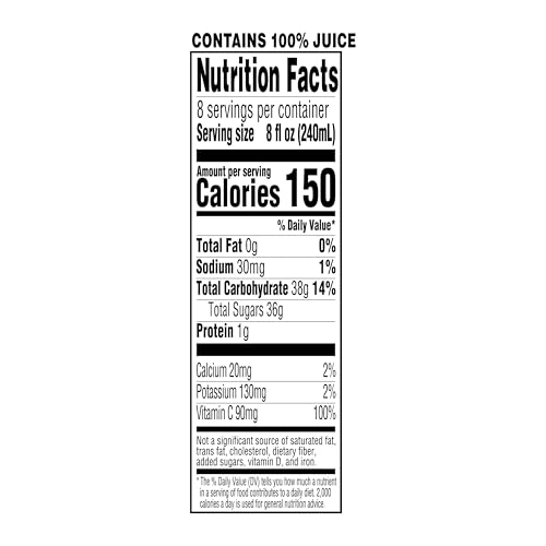 AMAZON GROCERY, GRAPE JUICE, 64 FL OZ (PREVIOUSLY HAPPY BELLY, PACKAGING MAY VARY)