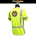 KwikSafety - Charlotte, NC - Renaissance Man Short Sleeve Safety Shirt - Fishbone Tape - Class 2 ANSI OSHA High Vis Reflective Gear/Yellow Large