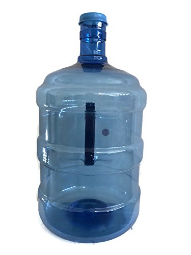 AquaNation - 3 Gallon BPA FREE FDA Approved Food Grade PET Plastic Reusable Water Bottle Container Jug Canteen Container with Easy Grip Handle (Made in USA)