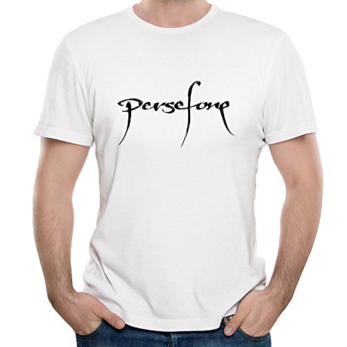 Roy Men's Band Persefone Song The Fire Book Short Sleeve Tee Shirt White