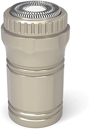 USB Shaver,Portable Mini Beard Trimmer Powered Rotary Razors for Men and Women Travel Shavers Cootrue (Gold)