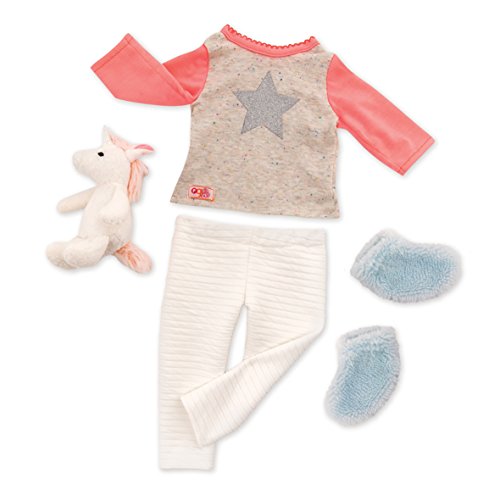 Our Generation 255-BD30311 Unicorn PJ Dolls