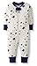 Moon and Back by Hanna Andersson Baby/Toddler One-Piece Organic Cotton Footless Pajamas, Navy Star, 12-18 months