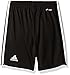adidas Tastigo 17 Climacool Quarter Length Soccer Shorts, Black/White, Small