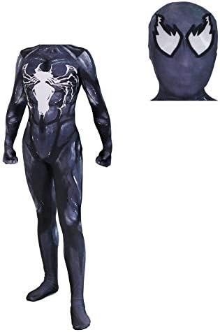 Alwoe Lycra Spandex Unisex 3D Style One-Piece Body Tight Halloween Cosplay Halloween Clothing