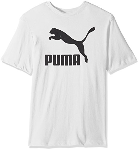 Puma men s archive life t-shirt shirt, white/black, m