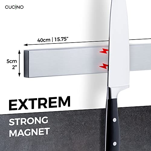 Cucino Refrigerator Knife Strip Steel Knife Holder