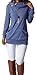 levaca Womens Long Sleeve Oversizes Pullover Side Loose Fall Casual Split Tunic Tops