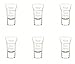 Personalized Set of 6 Custom Shot Glass Glasses (1.75oz) Free Engraving Groomsman and Bridesmaid Wedding Favor Gift (Single Side Engraving)