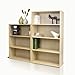 Furinno Pasir 3-Tier Open Shelf Bookcase, Steam Beech