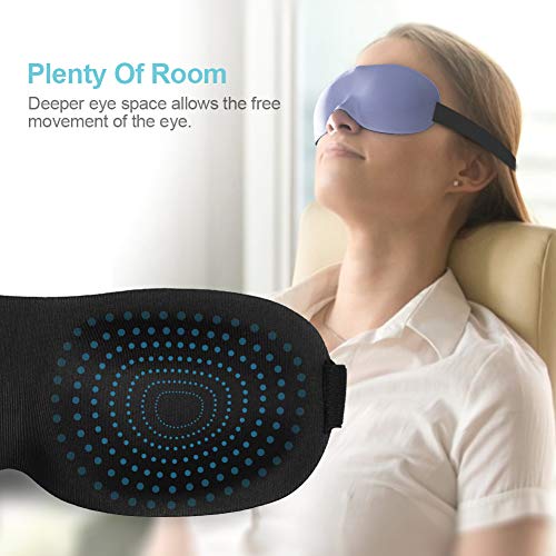 PaiTree-Sleep-Eye-Mask-2019-New-Design-Light-Blocking-Sleep-Mask-Soft-Skin-Friendly-Eye-Mask-for-Sleeping-Zero-Pressure-Best-Blinder-for-TravelSleepingShift-WorkMeditation-Navy