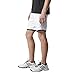 adidas Performance Men's Court Shorts, White/Black, Small