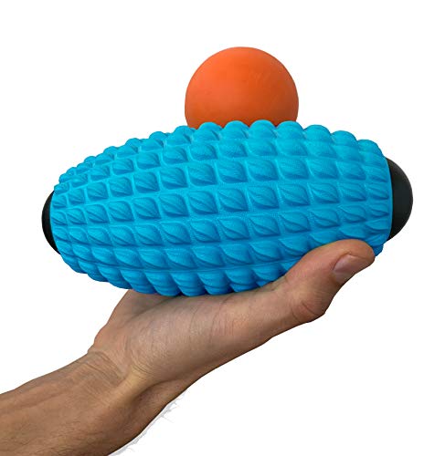 Limm Lacrosse Ball and Roller - Massage Ball & Deep Tissue Roller for Trigger Point Therapy and Myofascial Release, Plantar Fasciitis, Foot, Back, Shoulder & Neck Pain Relief - Includes Free Carry Bag